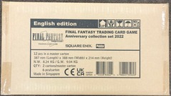Final Fantasy TCG: Anniversary Collection Set 2022 MASTER CASE (12 Anniversary Sets)